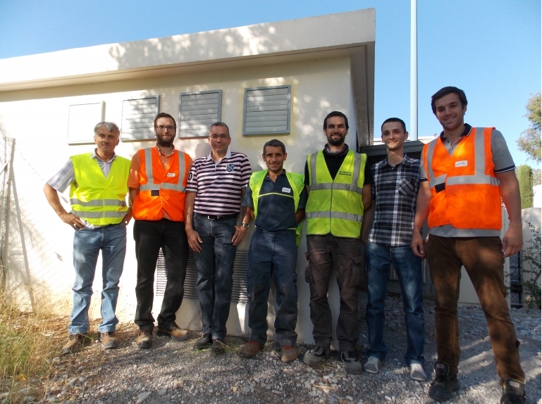 Premiers tests d’îlotage réussis à Nice Grid